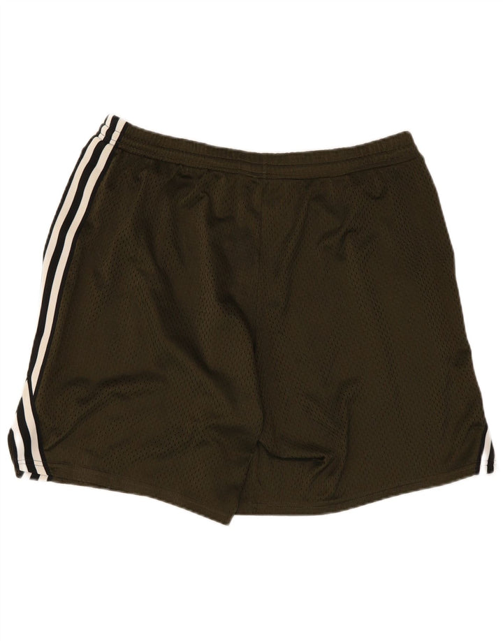 Champion Short de sport pour homme en polyester à rayures vertes