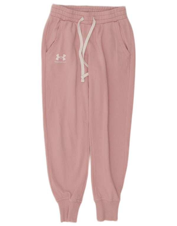 Under Armour Pantalon de survêtement pour femme Joggers UK 4 XS Rose Coton