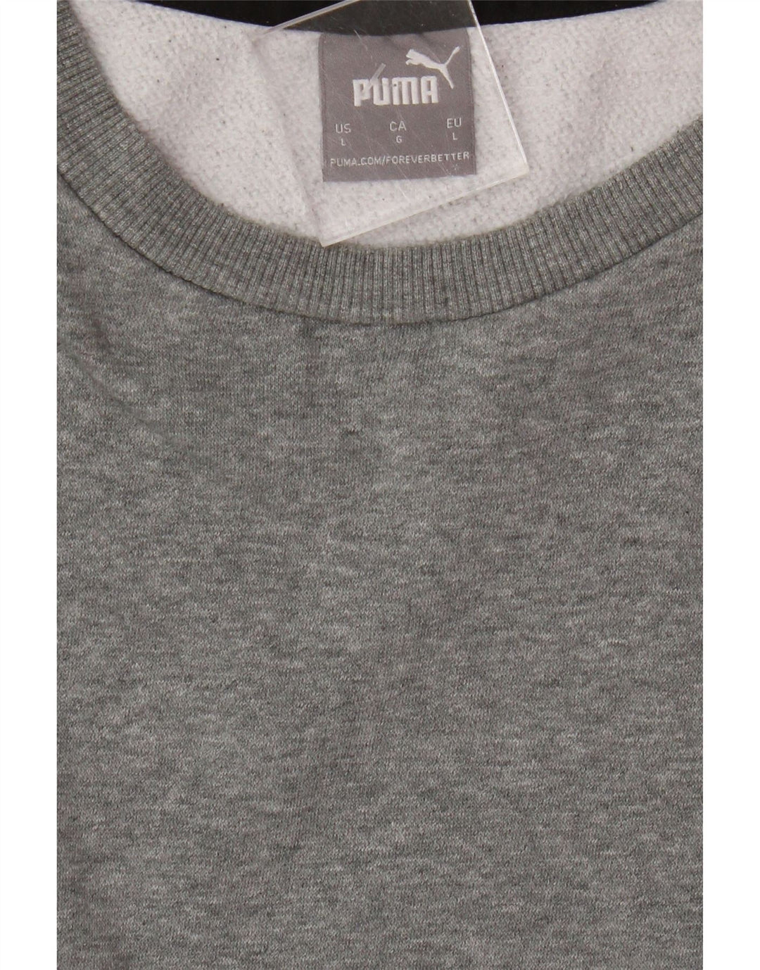 Puma Sweat-Shirt Graphique Homme Gris Large Colorblock