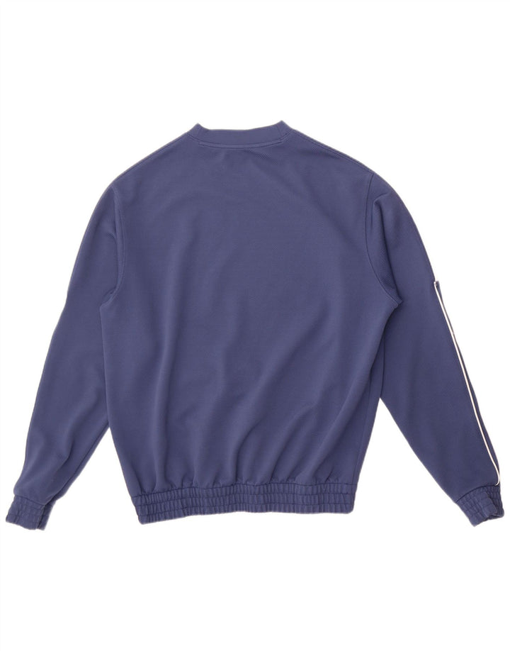 Adidas Sweat-shirt pour homme en polyester color block bleu moyen