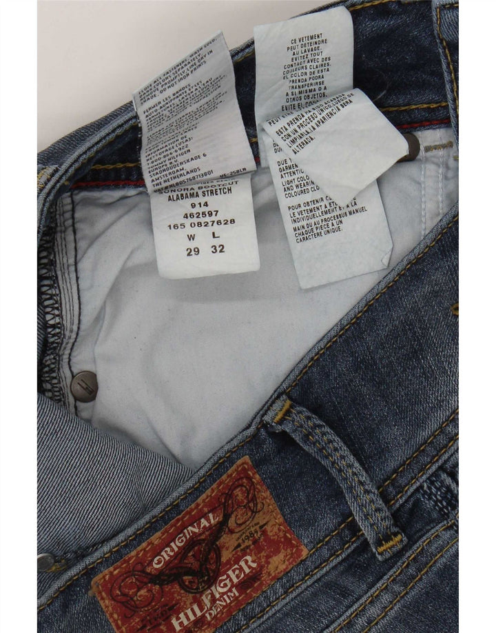 Tommy Hilfiger Jean évasé femme W29 L32 bleu coton