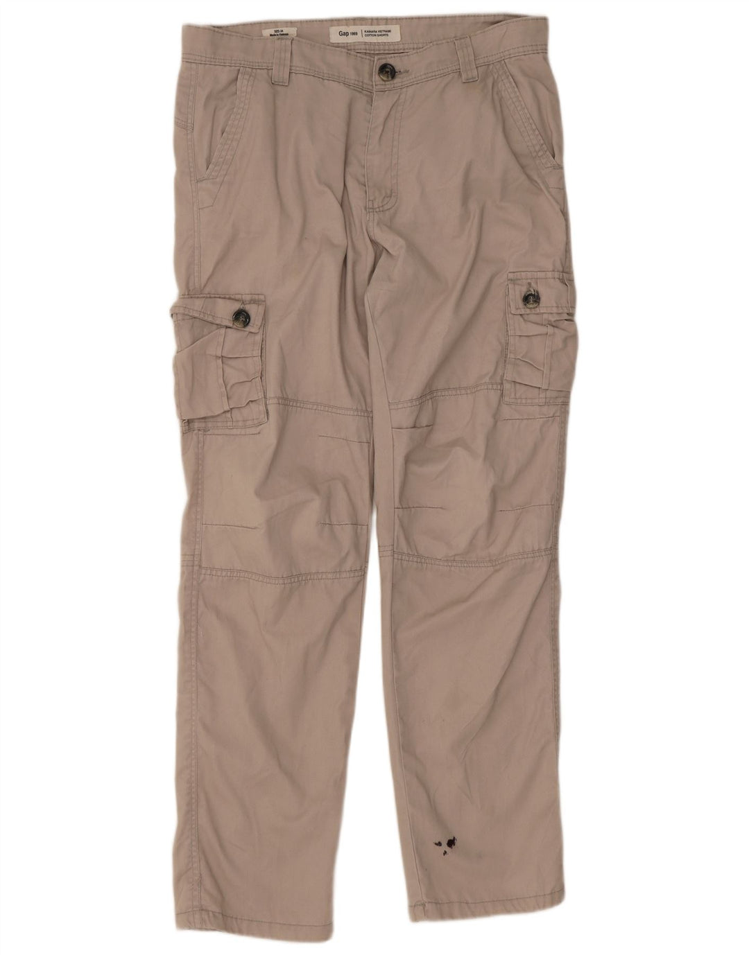 Gap Pantalon Cargo Droit Homme W34 L31 Beige