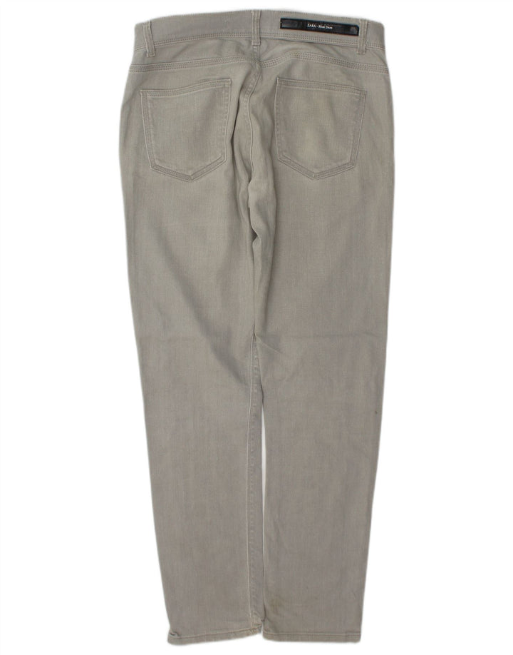 Zara Jean Slim Homme EU 40 Medium W31 L30 Gris Coton