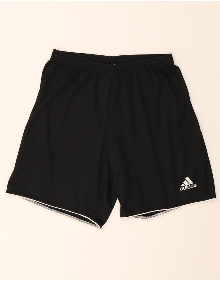 ADIDAS Short de sport Climalite pour hommes, grand, noir, polyester