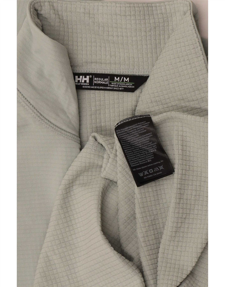 Helly Hansen Haut de survêtement à col zippé pour homme Vert moyen Colourblock