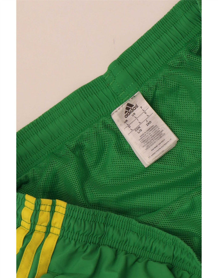 Adidas Short de sport pour homme en nylon vert grand