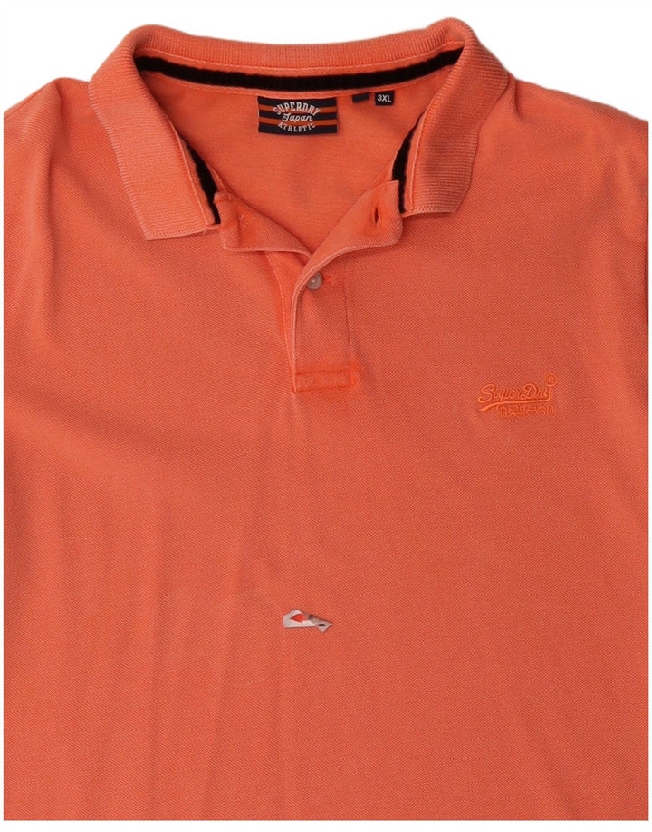 Superdry Polo Homme 3XL Orange Coton
