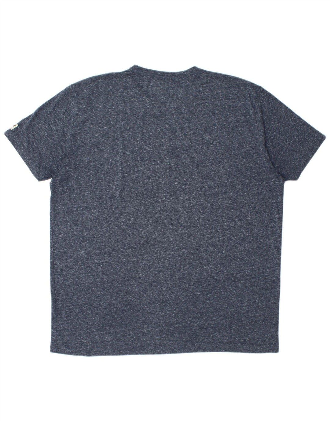 Marlboro Classics T-Shirt Graphique Homme Top 2XL Bleu Marine Moucheté Polyester