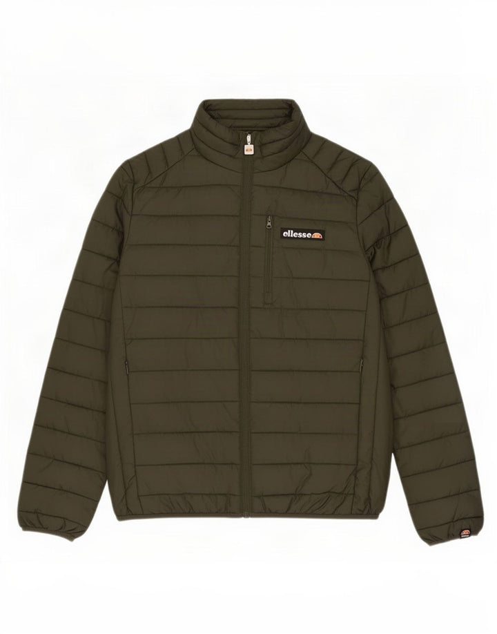 Ellesse Veste matelassée pour homme UK 40 Large Kaki Polyester