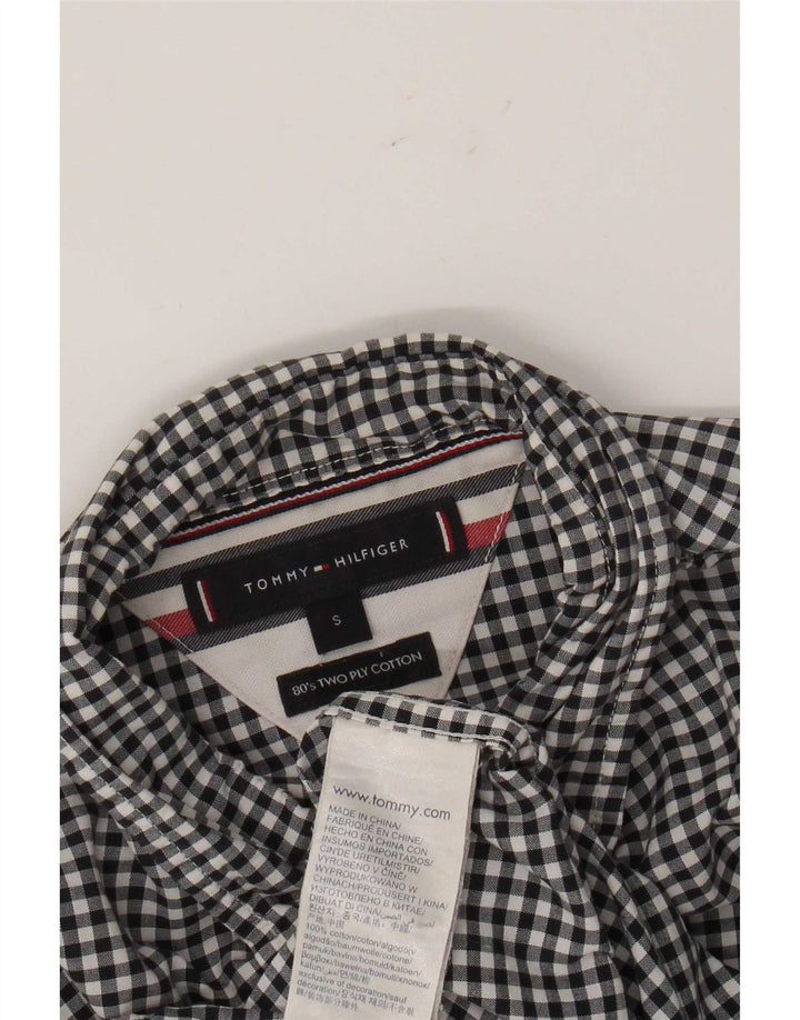 Tommy Hilfiger Chemise Homme Petit Noir Vichy Coton