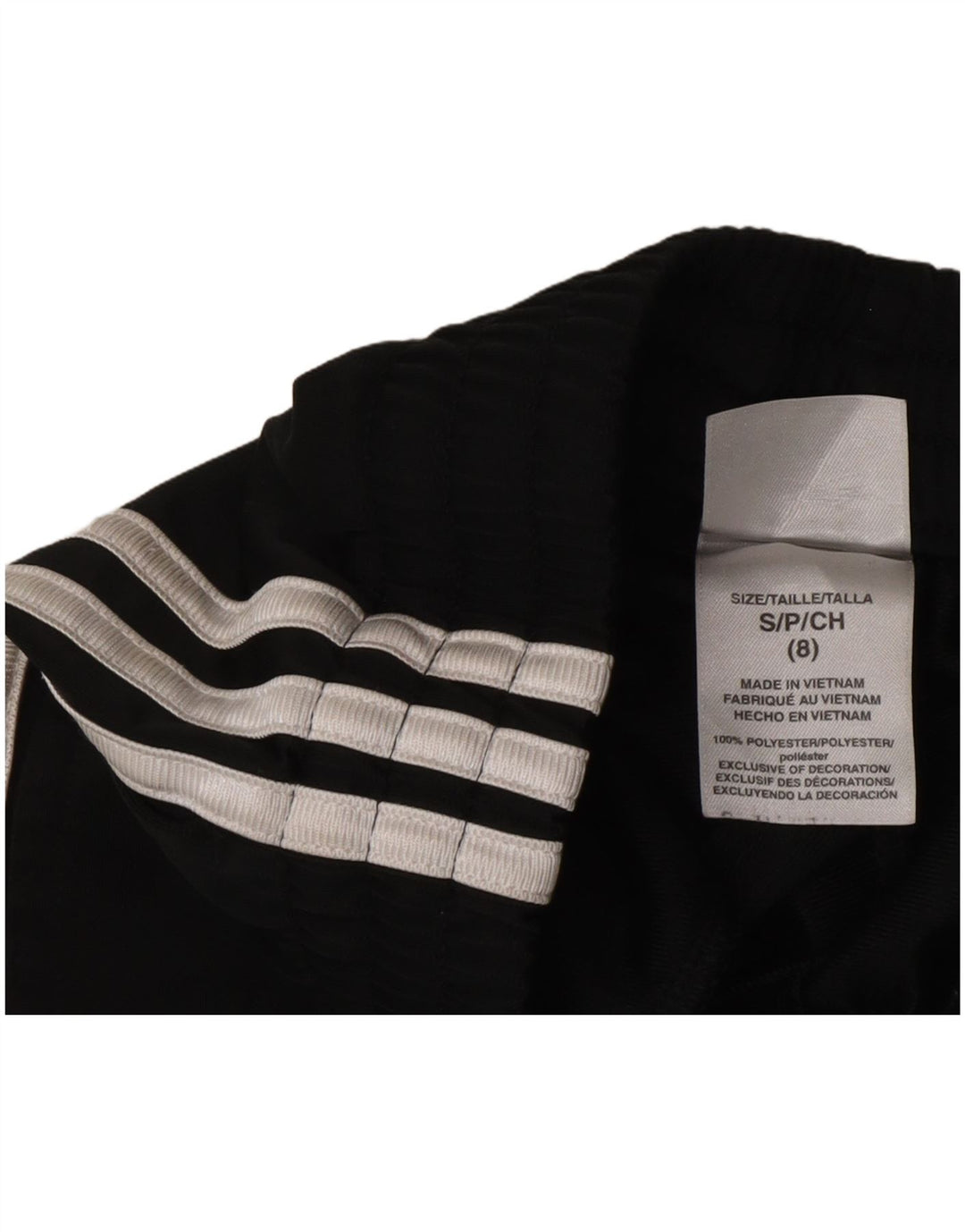 Adidas Pantalon de Survêtement Garçon Joggers 7-8 Ans Petit Noir Polyester