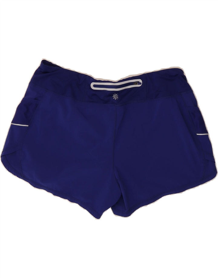 ATHLETA Womens Sport Shorts UK 18 XL  Blue Polyester Vintage Athleta and Second-Hand Athleta from Messina Hembry 
