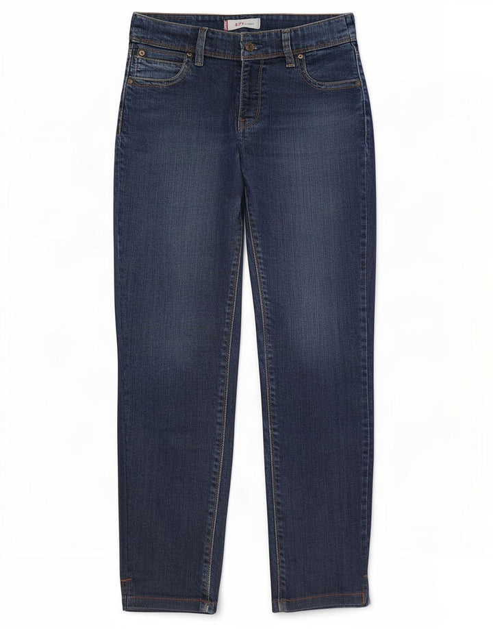 Levi's Jean Slim 571 Femme W32 L28 Bleu Coton
