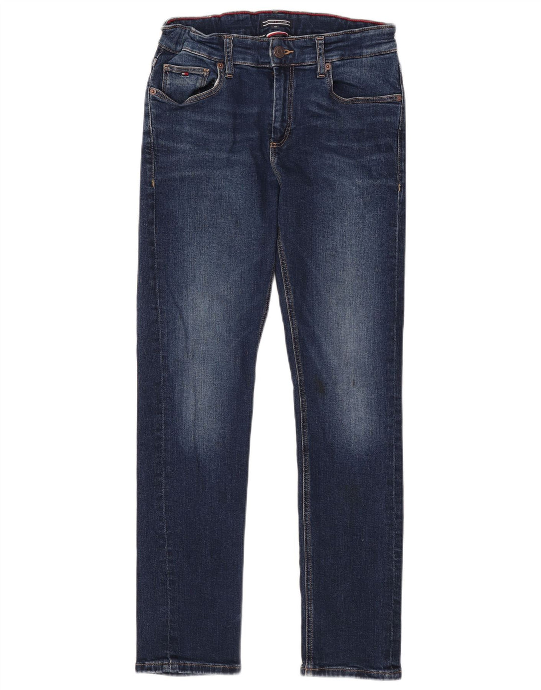TOMMY HILFIGER Jean Slim Fille 13-14 ans W26 L29 Bleu Coton