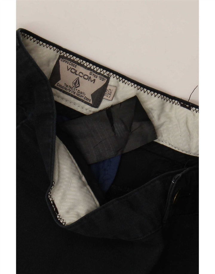 Volcom Short Chino Homme W32 Coton Bleu Marine Moyen