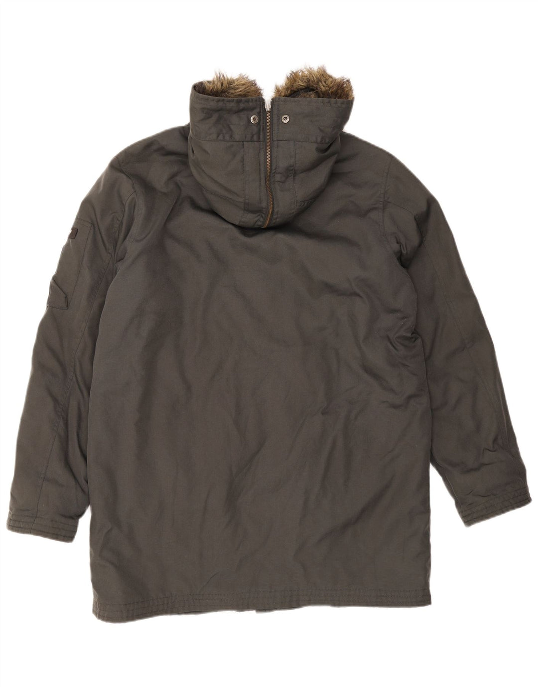 Woolrich Parka à capuche pour homme UK 40 Large Gris