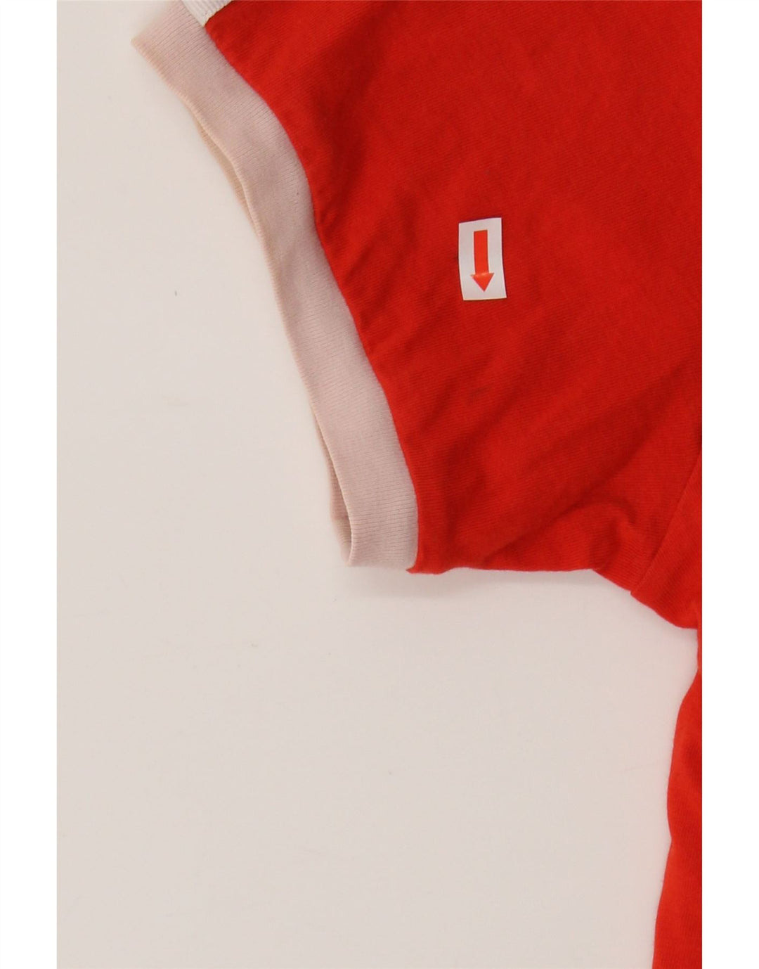 ADIDAS Womens T-Shirt Top UK 12 Medium Red Cotton