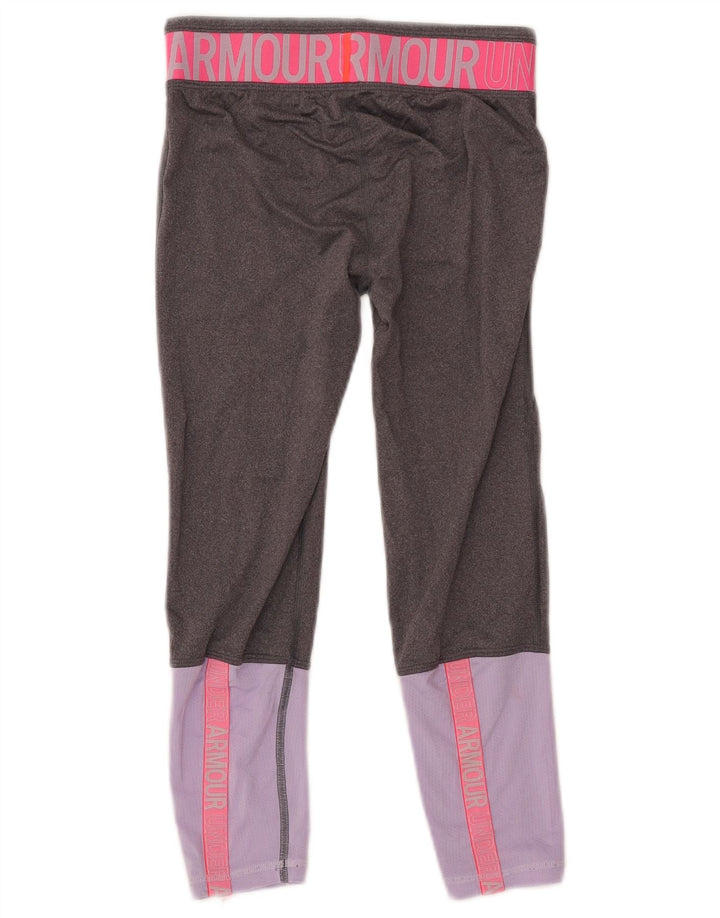 Under Armour Legging Graphique Fille 9-10 ans Gris Moyen Colourblock