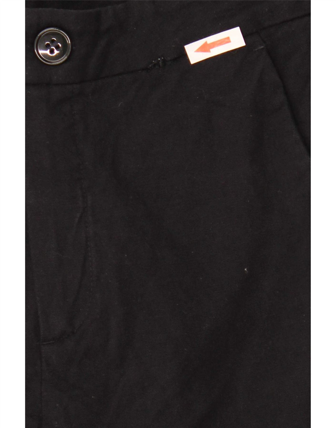 Massimo Dutti Pantalon Chino Bootcut Femme 2XS W24 L25 Noir