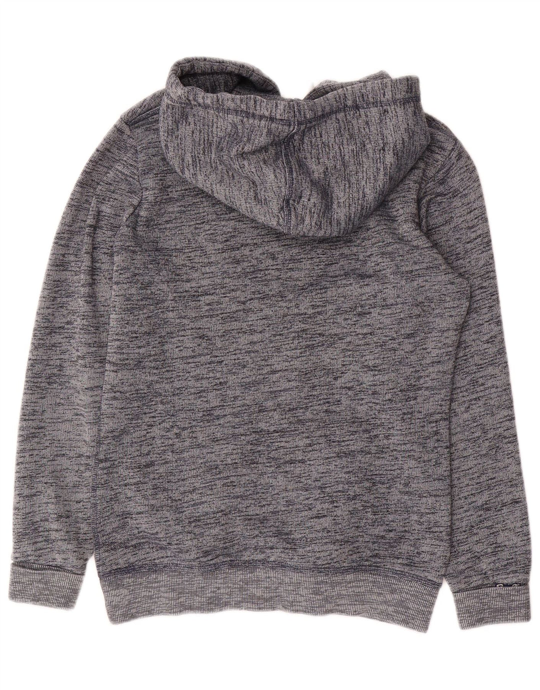 SUPERDRY Pull à capuche graphique surdimensionné pour femme UK 6 XS Gris moucheté