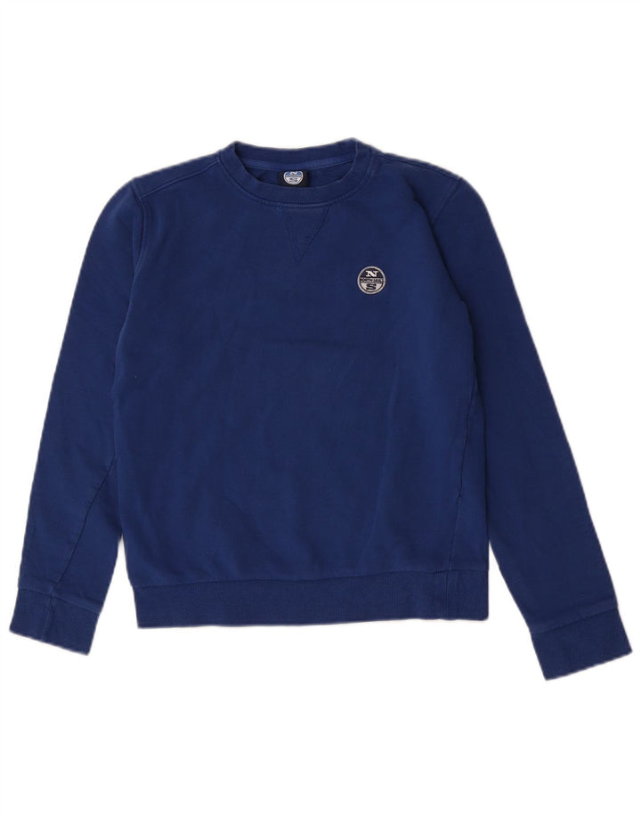 North Sails Sweat-shirt pour homme en coton bleu 2XS