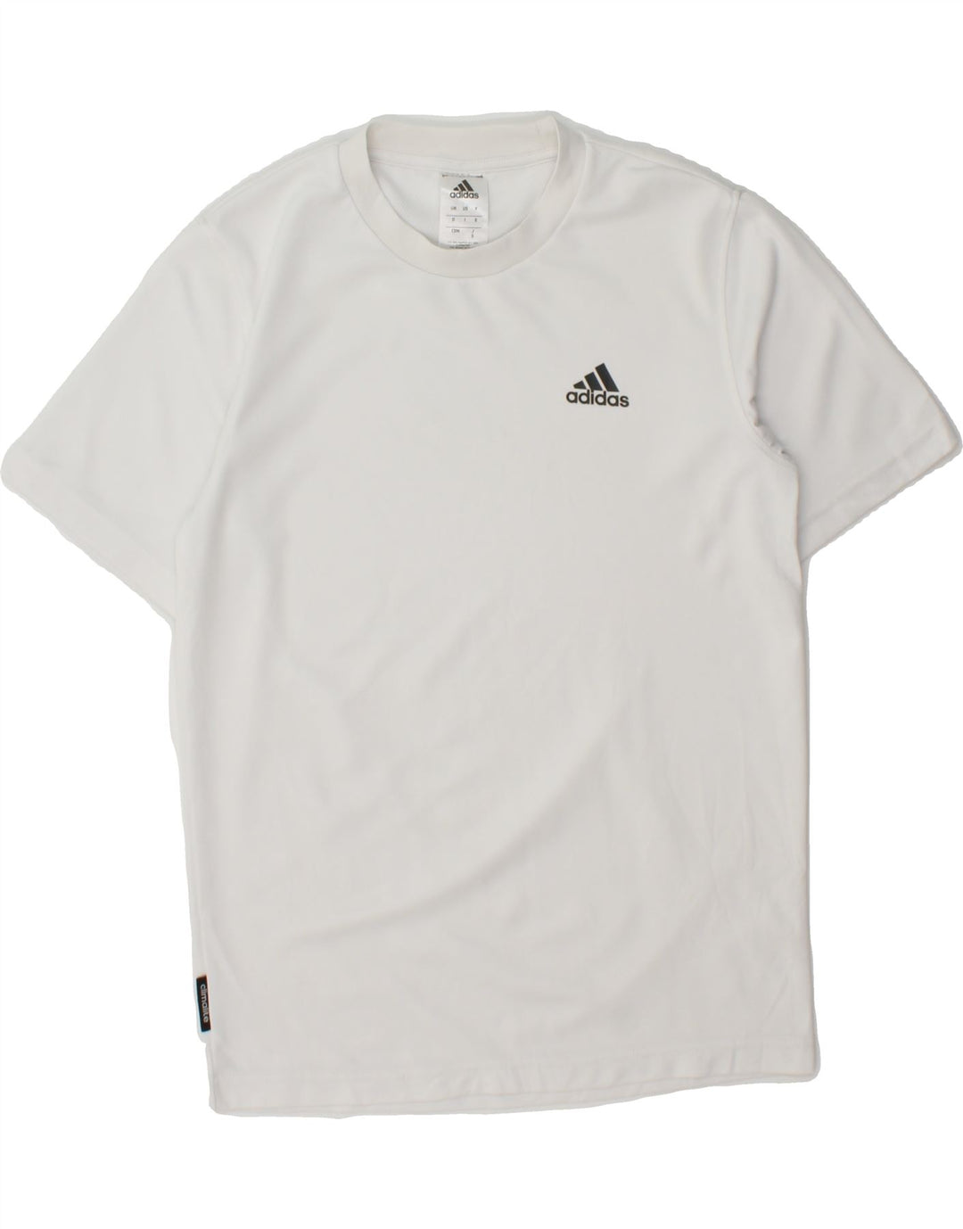 ADIDAS Mens Climalite T-Shirt Top Small White Vintage Adidas and Second-Hand Adidas from Messina Hembry 