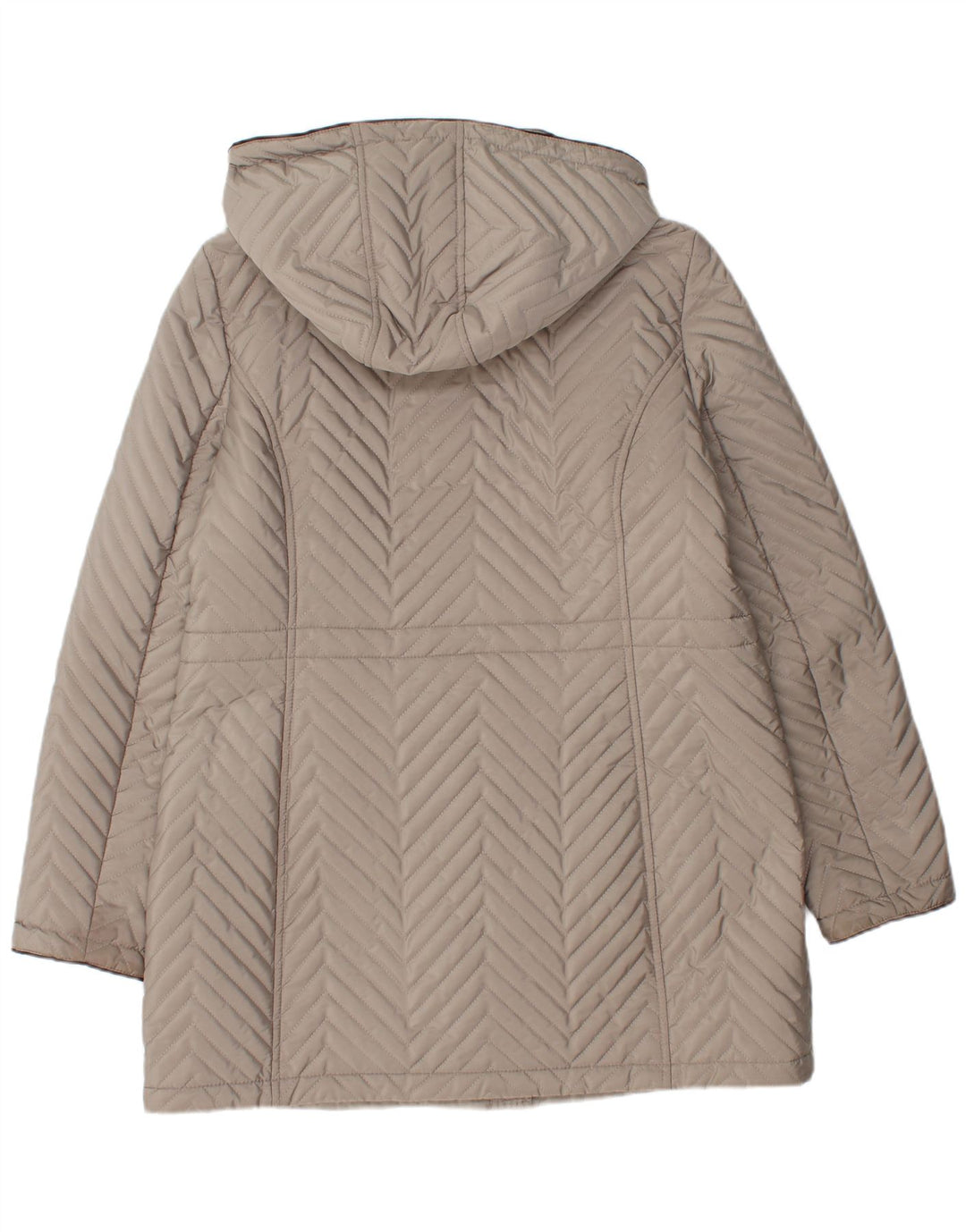 Dkny Manteau matelassé pour femme UK 16 Large Gris
