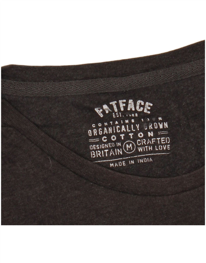FAT FACE T-Shirt Homme Gris Moyen Coton
