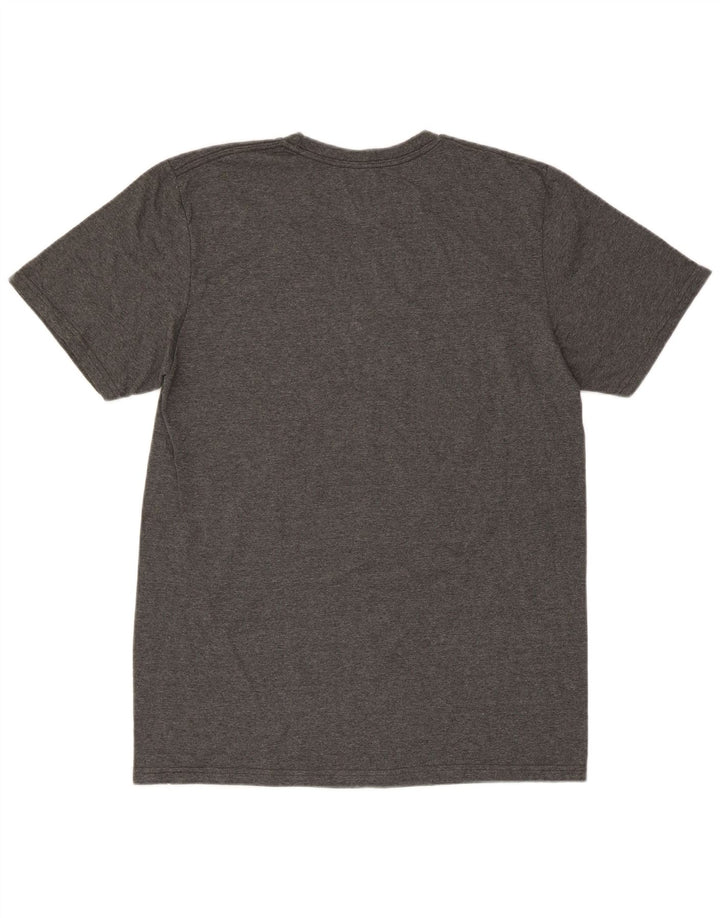Adidas Homme Regular Graphic T-Shirt Top Gris Moyen Coton