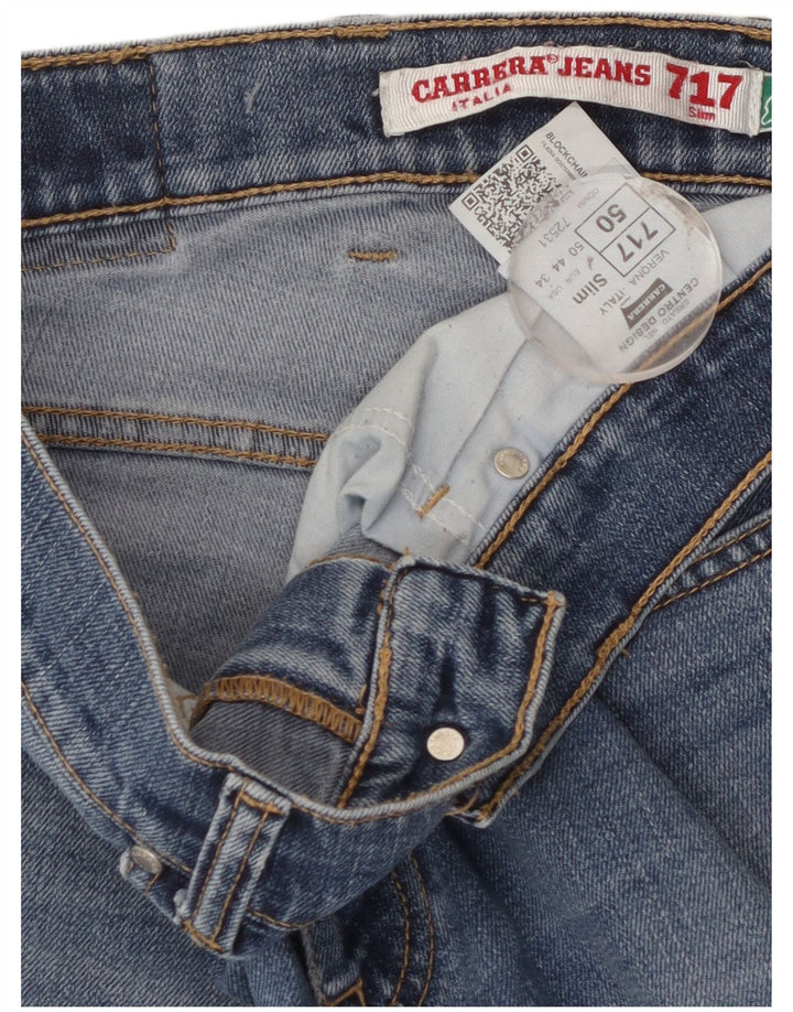 Carrera Jean Slim 717 Homme IT 50 Large W34 L30 Bleu Coton