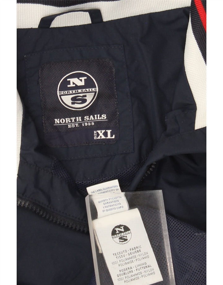North Sails Veste Bomber Homme UK 42 XL Bleu Marine Polyamide
