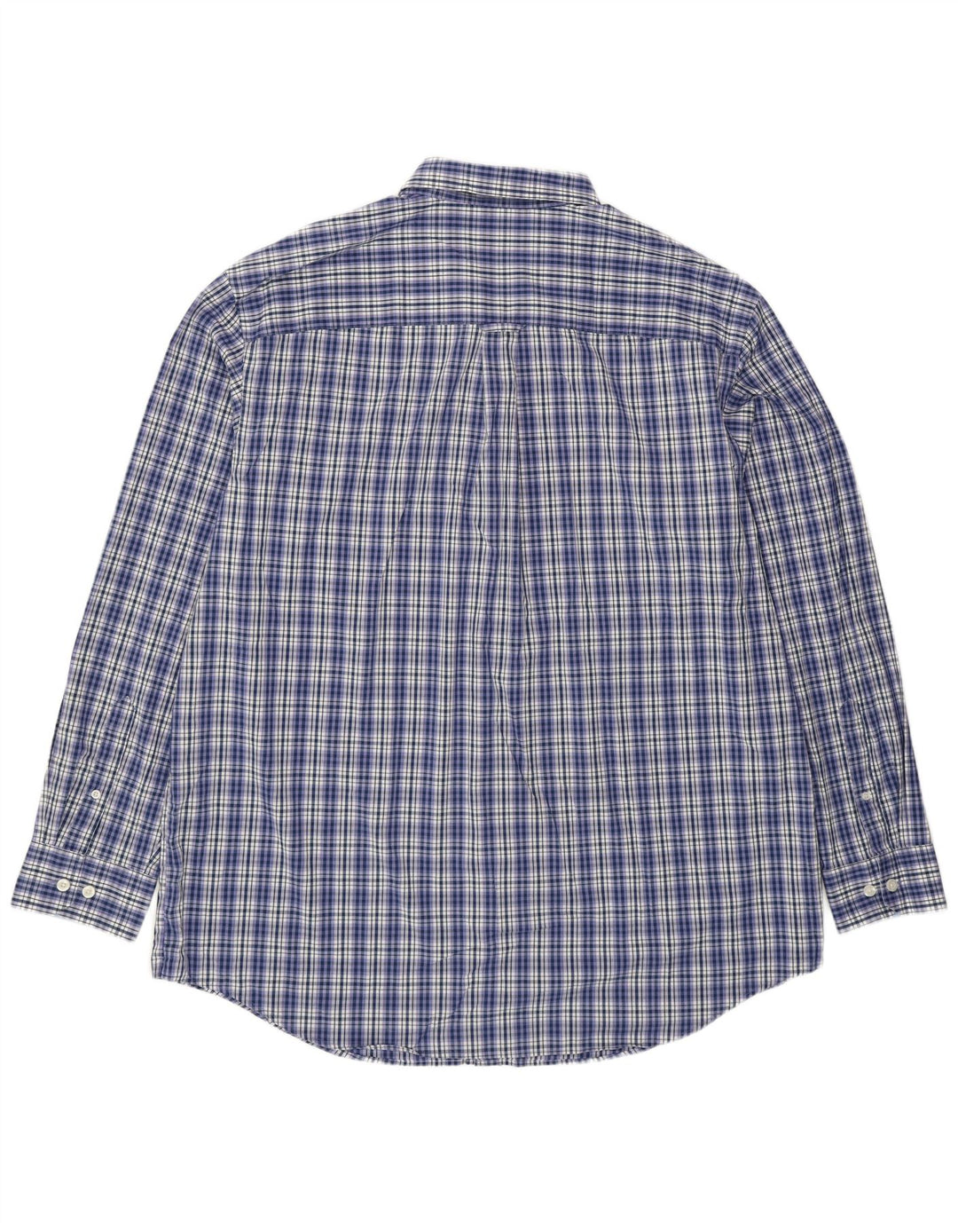 Izod Chemise haute pour homme 2XL en coton à carreaux bleu