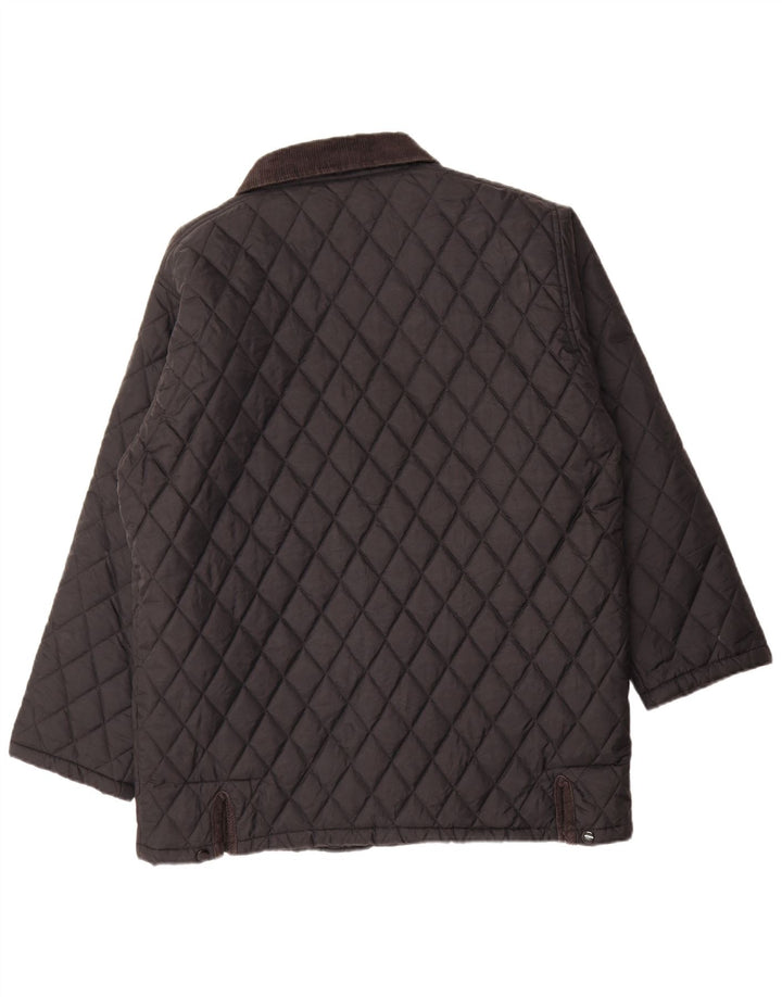 veste matelassée homme vintage UK 38 Nylon noir moyen