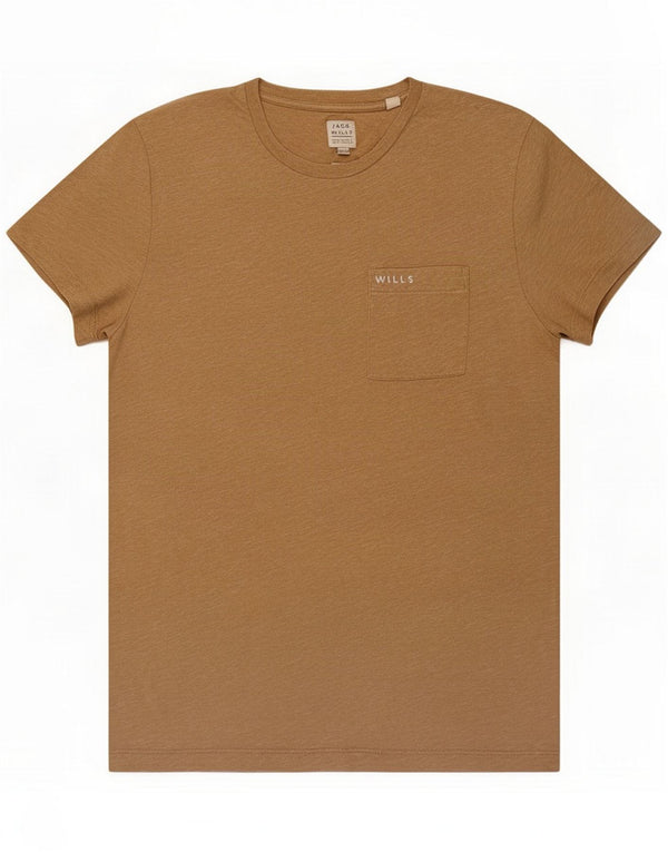 T-shirt Jack Wills pour homme en coton beige moyen