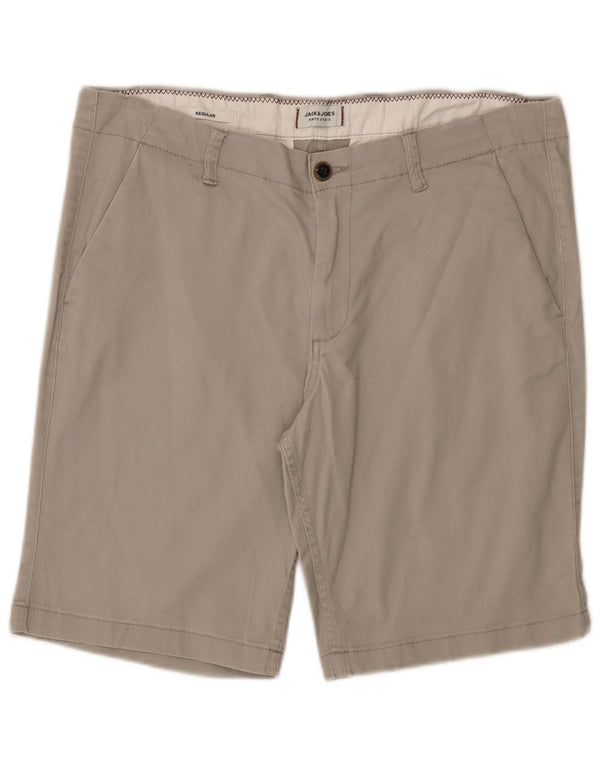 Jack & Jones Short Chino Regular Homme XL W38 Gris Coton