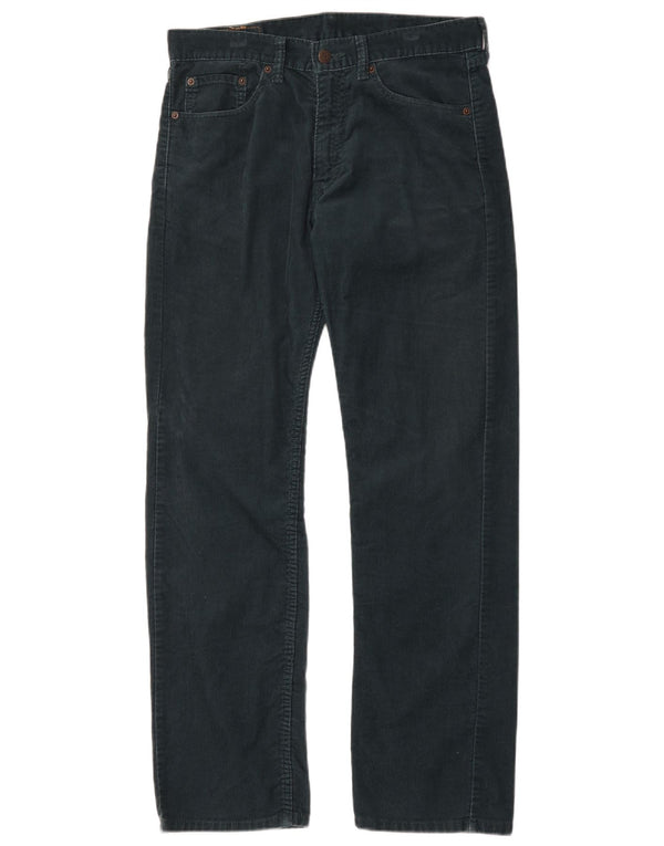 Levi's Pantalon Droit 505 Velours Côtelé Homme Vert W32 L32