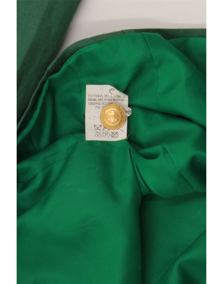 Levante Veste Blazer 4 Boutons Femme EU 36 Petit Vert Polyester