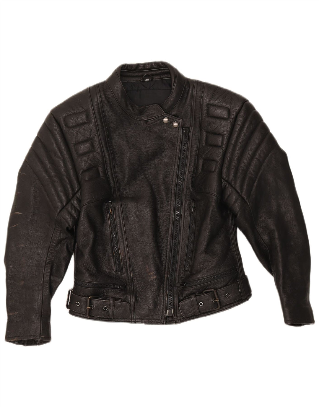 RABERG Veste de course en cuir pour femme IT 38 XS Noir