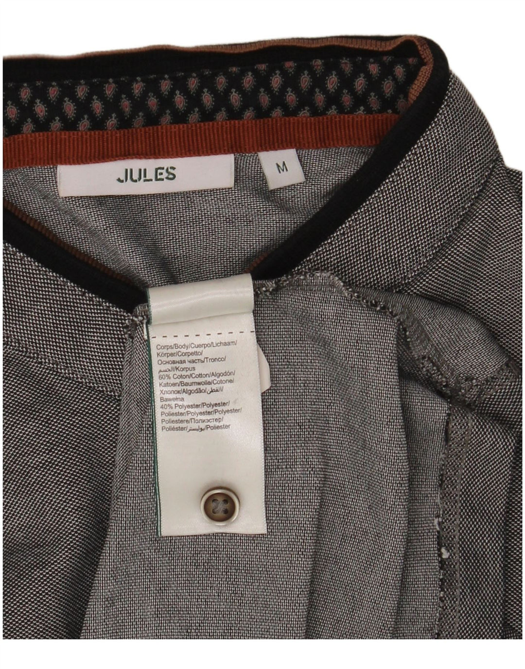 Jules Polo Homme Gris Moyen Coton
