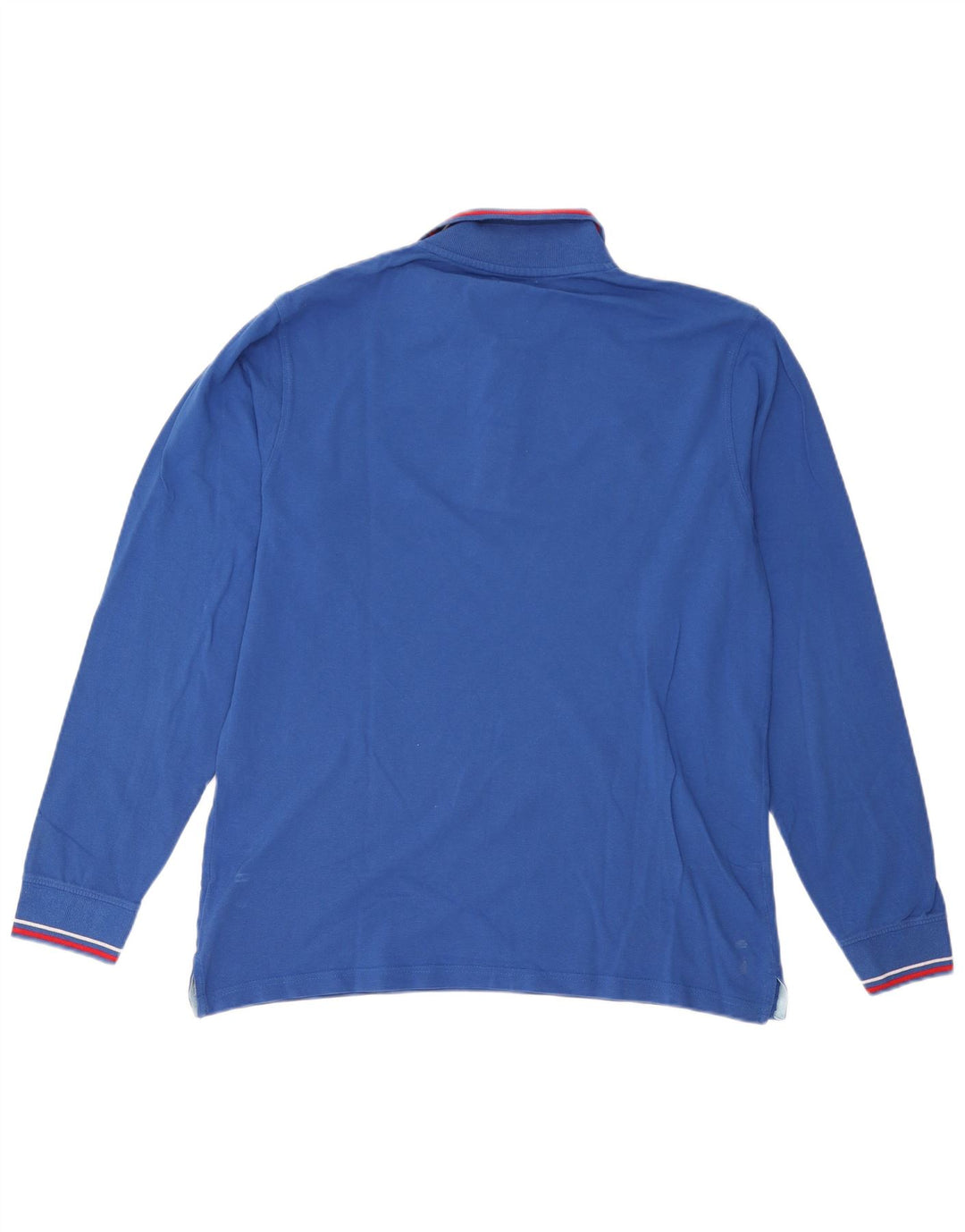 Kappa Polo à manches longues pour homme 2XL Bleu Coton