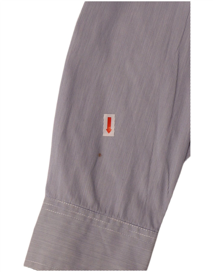 Cerruti 1881 Chemise Homme XL Bleu Rayure Coton