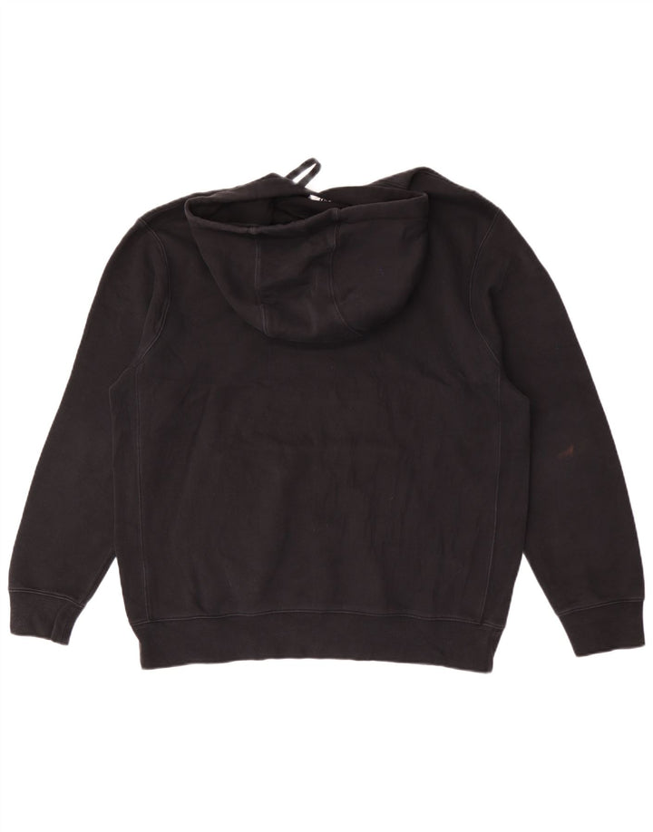 Nike Pull à capuche pour homme en coton noir Taille L