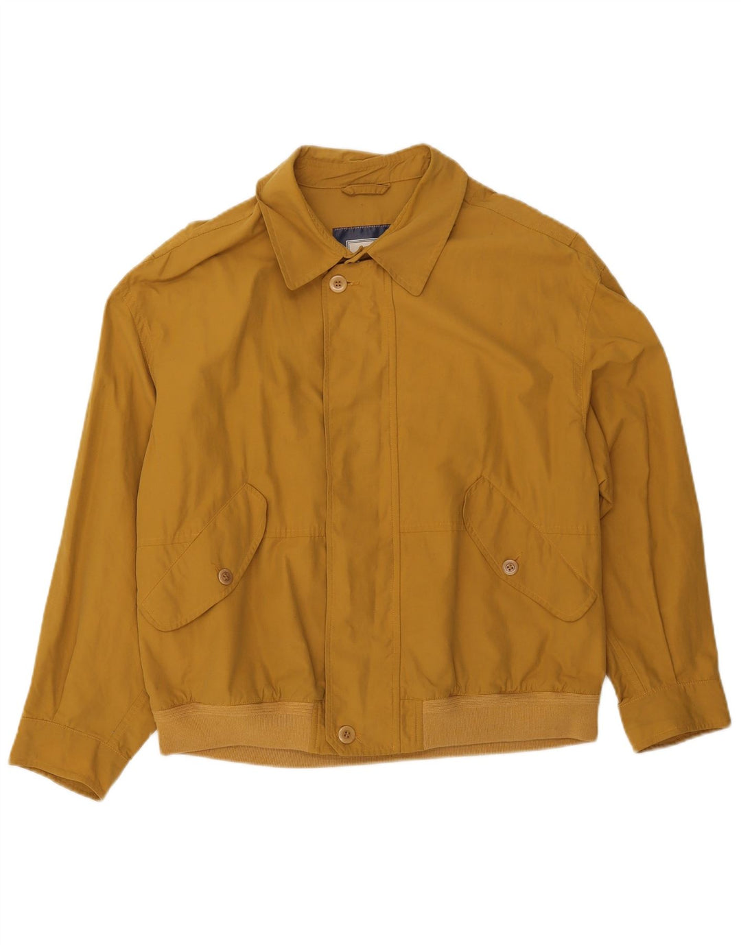 VINTAGE Veste bomber coupe ample pour homme UK 38 Jaune moyen