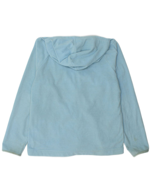 Reebok Veste polaire à capuche pour femme UK 18 XL Bleu Polyester