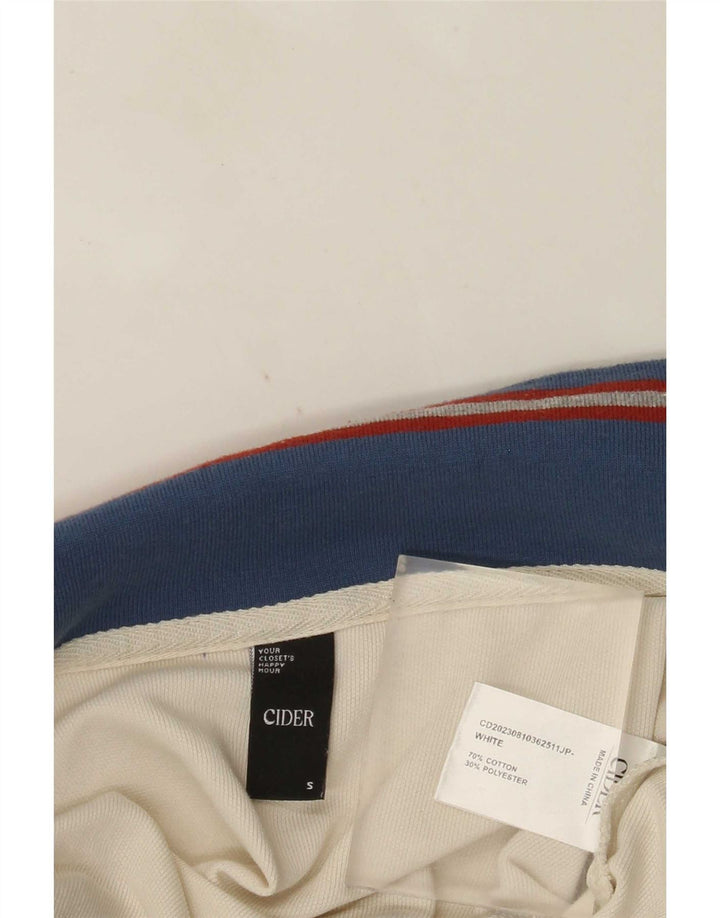 Cider Combinaison Femme UK 10 Petit Coton Colorblock Blanc
