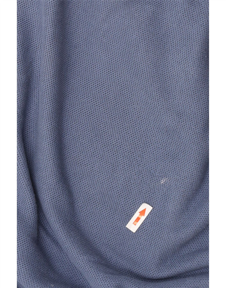 Timberland Pull col V pour homme en coton bleu Taille L