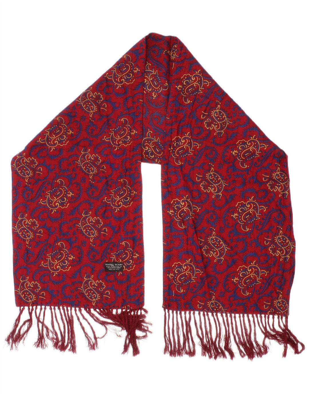 Tootal Écharpe Homme Taille Unique Rouge Paisley