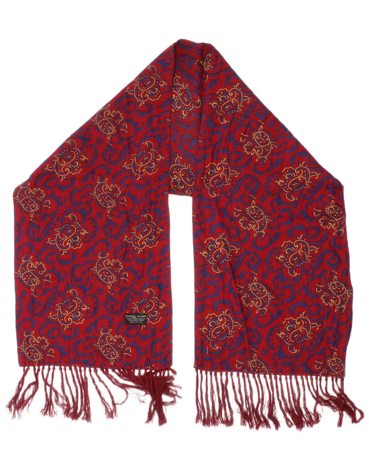 Tootal Écharpe Homme Taille Unique Rouge Paisley