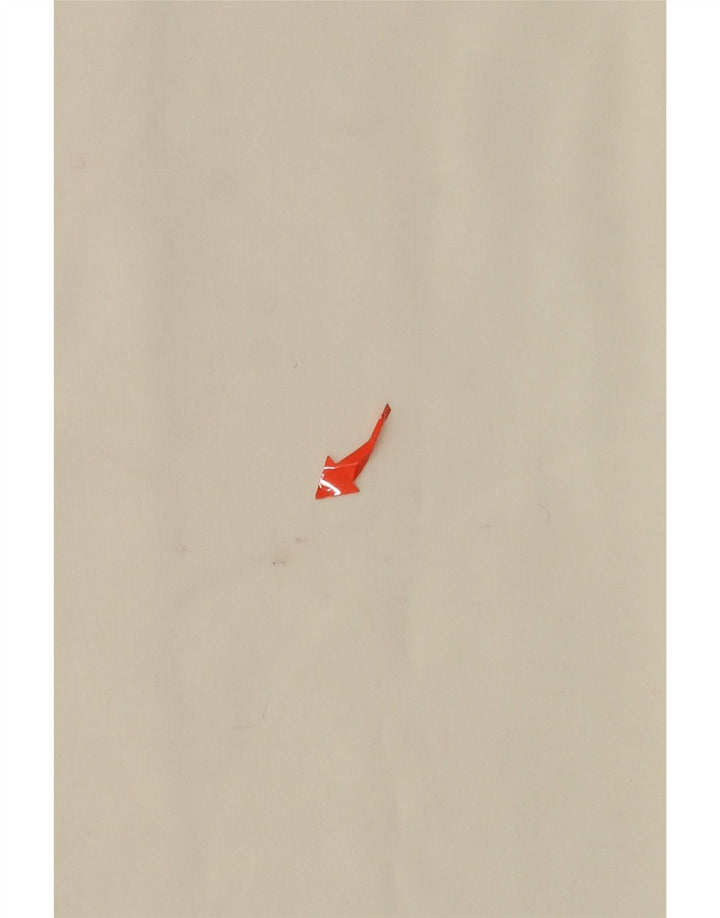 ELLESSE Veste de survêtement courte pour femme UK 12 Medium Off White Polyester