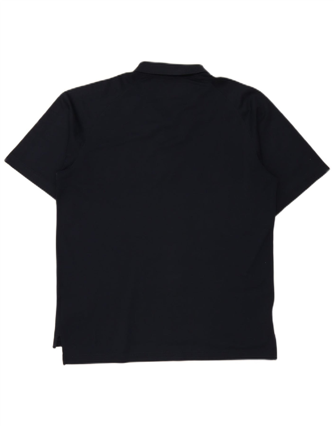 ADIDAS Mens Polo Shirt UK 42/44 Large Navy Blue Polyester